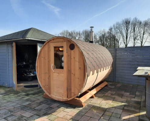 Barrelsauna in Oss door Life & Tubs