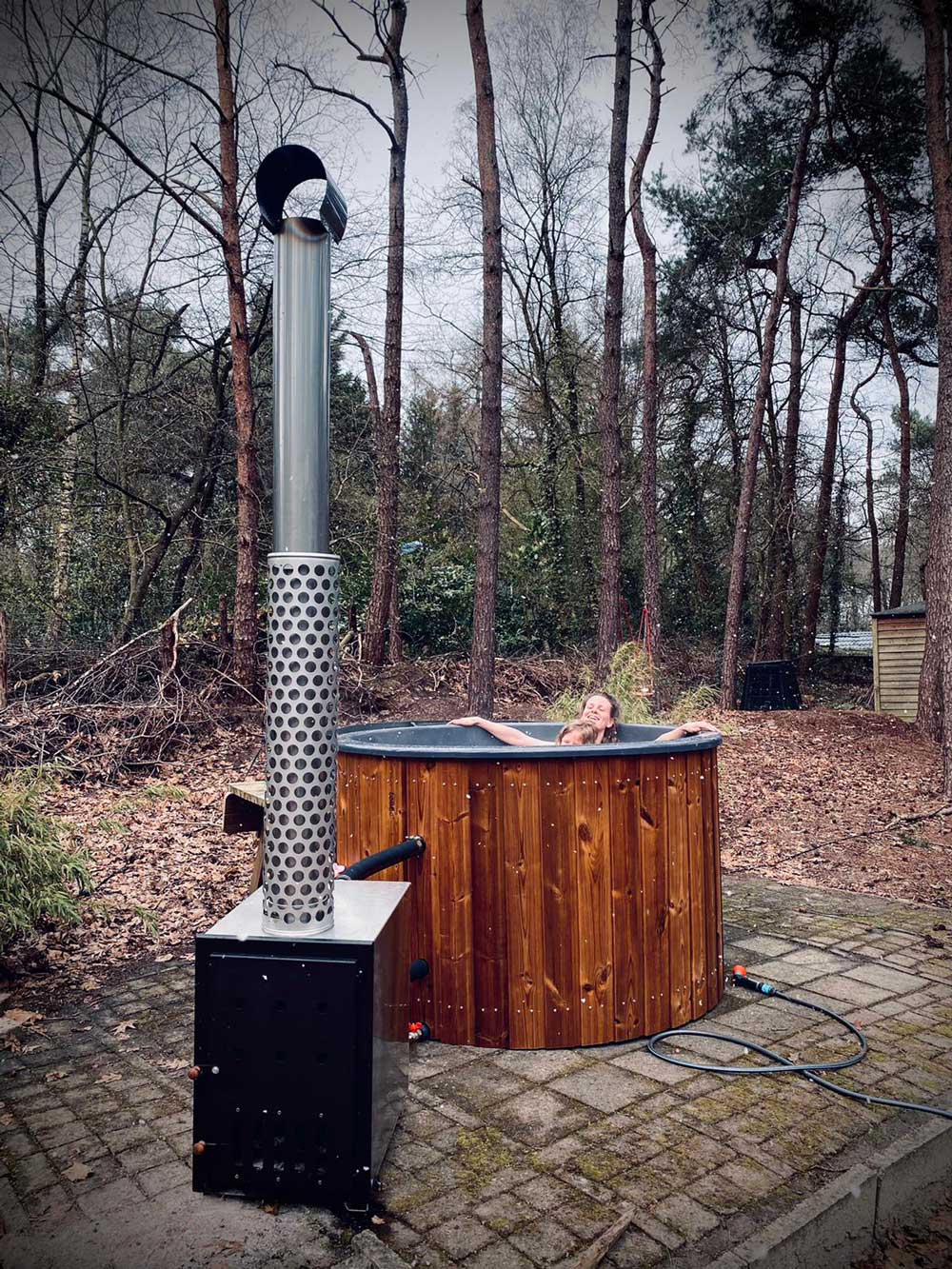 Scandinavische hottub op maat